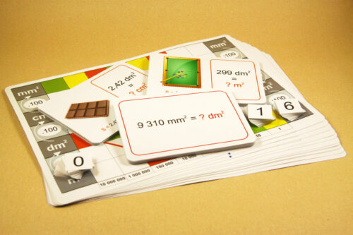 Převod jednotek obsahu | Velké karty | Obsah balení – celkem 174 karet různých velikostí