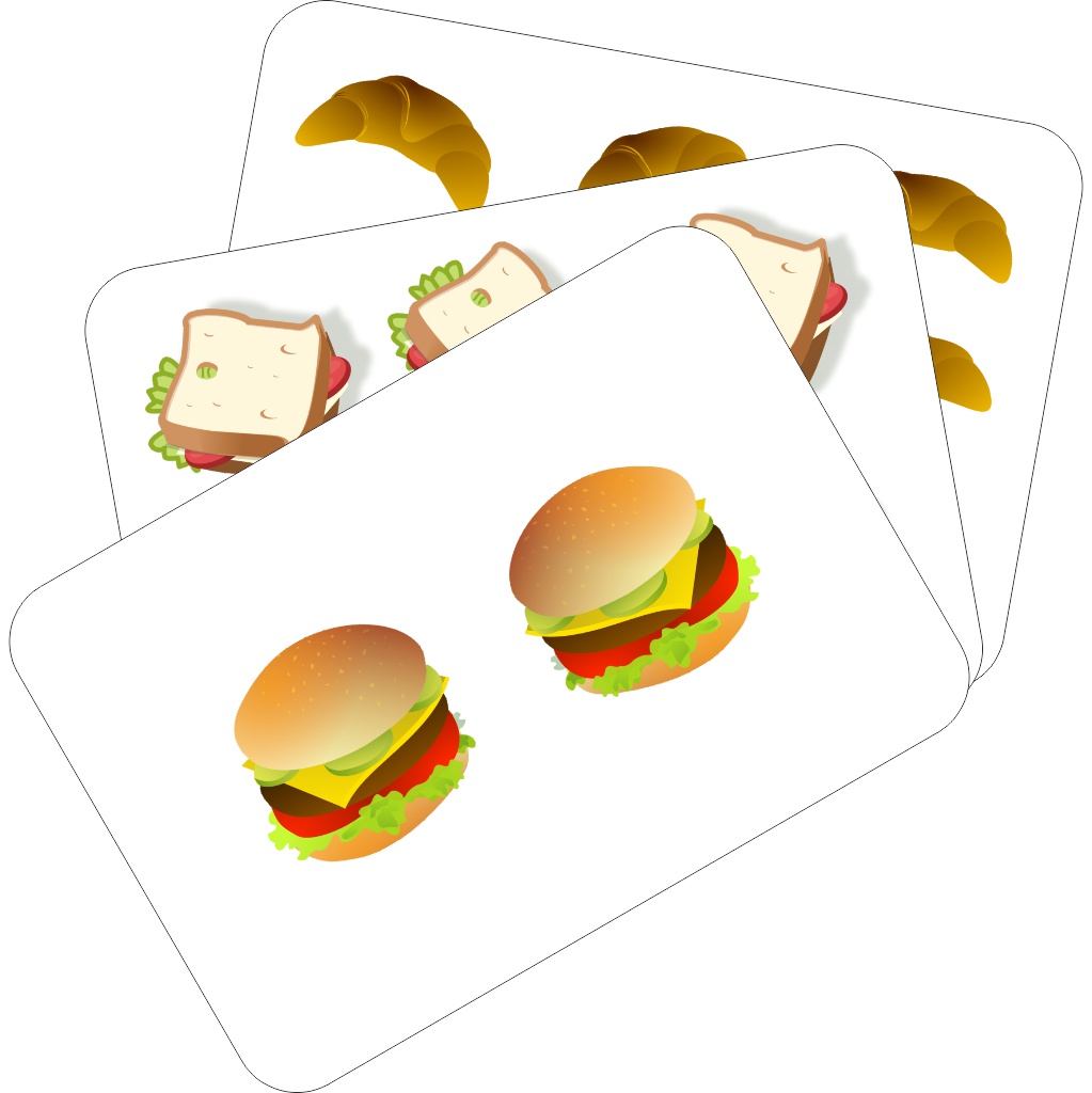 Počítání do 10 | Přiřazovací karty s magnety | Použití na magnetické tabuli | Ukázka vybraných karet (Jídlo)