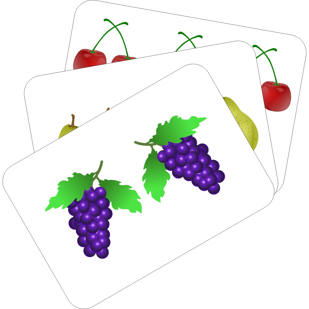 Počítání do 10 | Přiřazovací karty s magnety | Použití na magnetické tabuli | Ukázka vybraných karet (Ovoce)