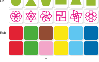 Geometrické tvary | Přiřazovací karty | Ukázka autokorekce (nesprávné řešení)