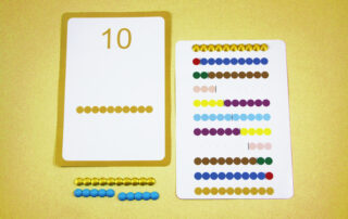 Rozklad čísel do 10 | Přiřazovací karty + 3D modely | Ukázka řešení úkolu (použití dvou karet)