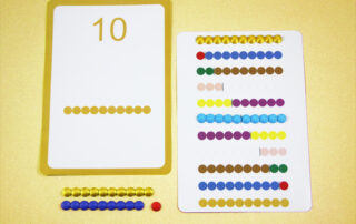 Rozklad čísel do 10 | Přiřazovací karty + 3D modely | Ukázka řešení úkolu (použití dvou karet)