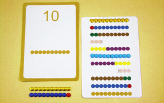 Rozklad čísel do 10 | Přiřazovací karty + 3D modely | Ukázka řešení úkolu (použití dvou karet)