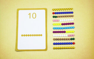 Rozklad čísel do 10 | Přiřazovací karty + 3D modely | Ukázka řešení úkolu vedle karty