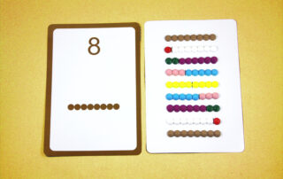 Rozklad čísel do 10 | Přiřazovací karty + 3D modely | Ukázka řešení úkolu přímo na kartě