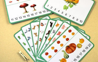 Počítání do 20 | Kolíčkové karty