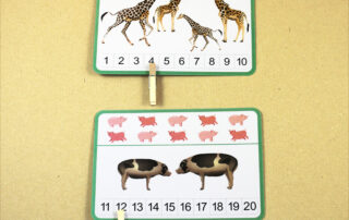 Počítání do 20 | Kolíčkové karty