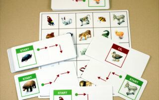 Orientace v prostoru - Kroková hra | Manipulační karty | 4 hrací plány a 97 karet