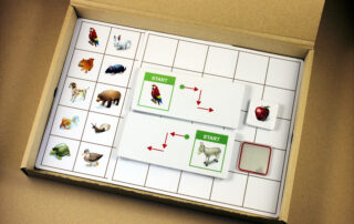 Orientace v prostoru - Kroková hra | Manipulační karty | 4 hrací plány a 97 karet