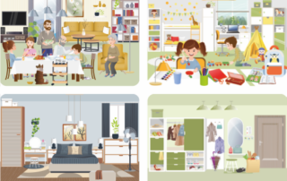 Co je v domácnosti | 85 přiřazovacích karet