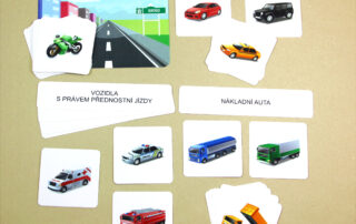 Dopravní prostředky (87 přiřazovacích karet)