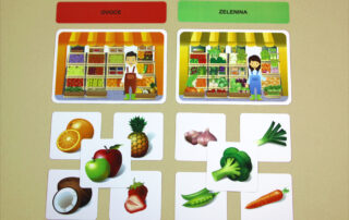 Ovoce a zelenina (92 přiřazovacích karet)