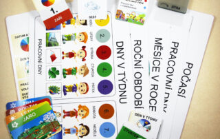 Kalendář – Komunikace o čase | Velké a přiřazovací karty | 299 karet