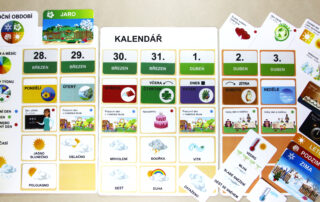 Kalendář – Komunikace o čase | Velké a přiřazovací karty | Ukázka tvorby kalendáře