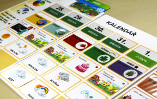 Kalendář – Komunikace o čase | Velké a přiřazovací karty | Ukázka tvorby kalendáře
