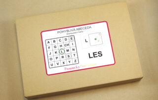 Pohyblivá abeceda - kroková hra | 4 hrací plány + 140 karet + 244 modelů písmen