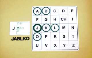 Pohyblivá abeceda - kroková hra