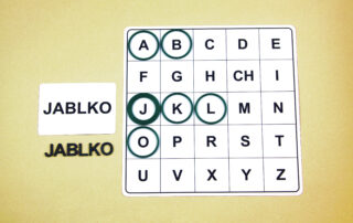 Pohyblivá abeceda - kroková hra