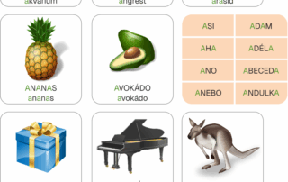 Obrázková abeceda | ukázka z brožury