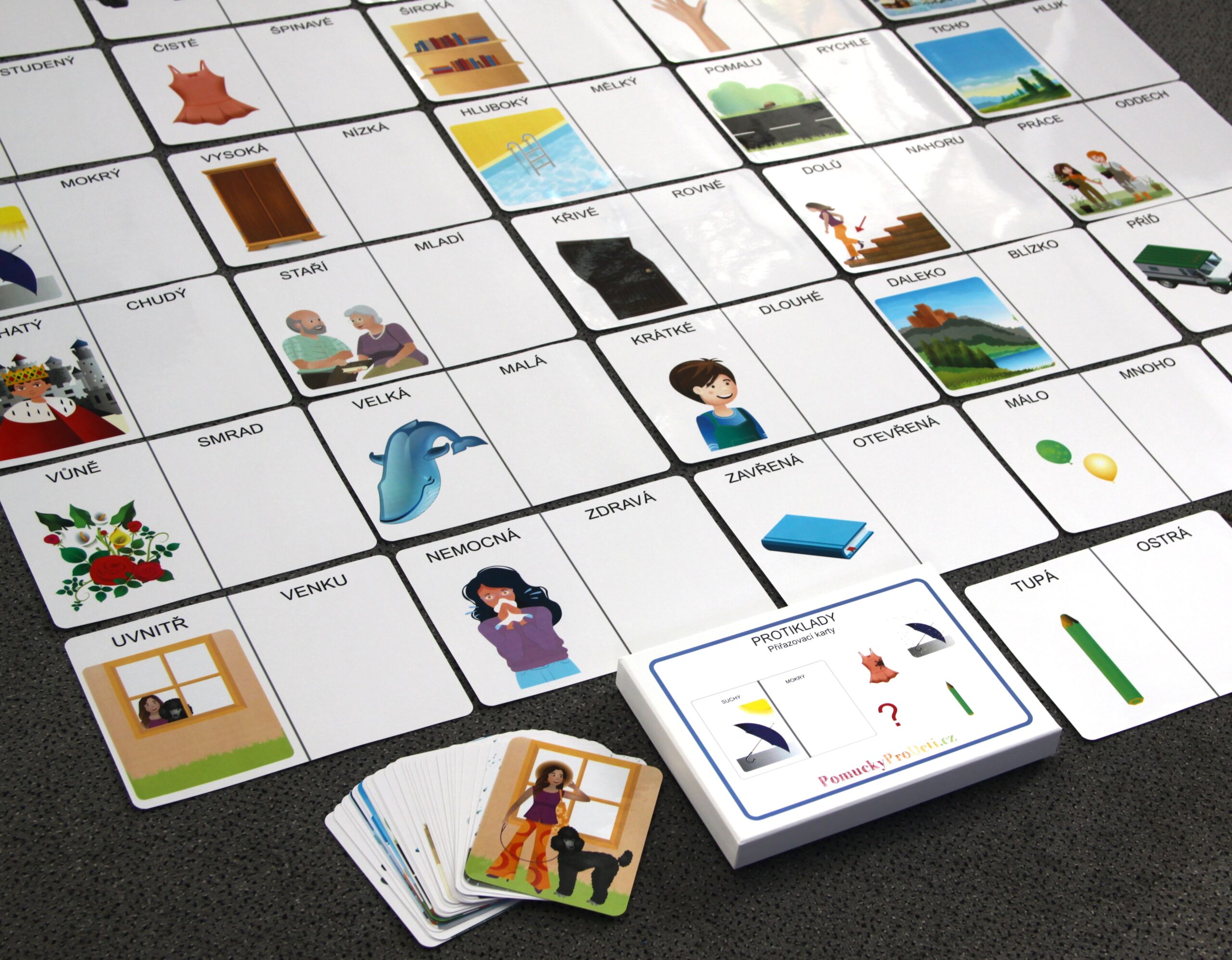 Protiklady | Přiřazovací komunikační karty