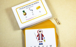Počáteční hláska | 60 kolíčkových karet