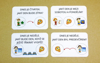 Orientace v čase – Dny v týdnu | 94 velkých přiřazovacích karet