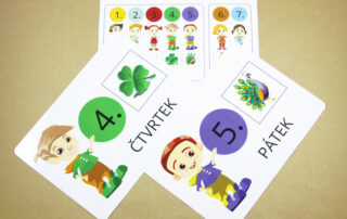 Orientace v čase – Dny v týdnu | 94 velkých přiřazovacích karet