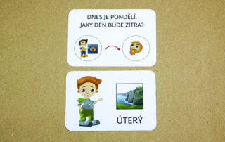 Orientace v čase – Dny v týdnu | 94 velkých přiřazovacích karet
