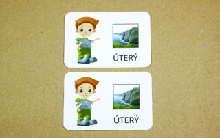 Orientace v čase – Dny v týdnu | 94 velkých přiřazovacích karet