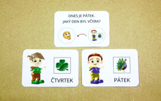 Orientace v čase – Dny v týdnu | 94 velkých přiřazovacích karet