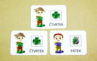 Orientace v čase – Dny v týdnu | 94 velkých přiřazovacích karet