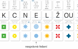 Obrázková abeceda | přiřazovací karty - ukázka autokorekce