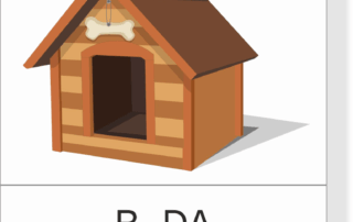 Obrázková abeceda | líc karty