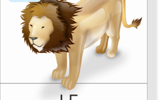 Obrázková abeceda | líc karty