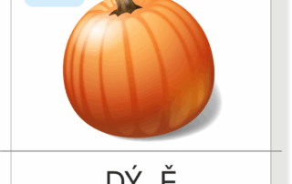 Obrázková abeceda | líc karty