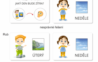 Orientace v čase – Dny v týdnu | 94 velkých přiřazovacích karet