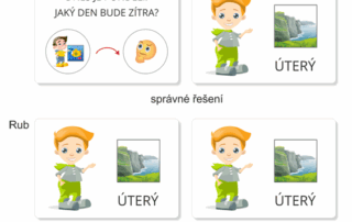 Orientace v čase – Dny v týdnu | 94 velkých přiřazovacích karet