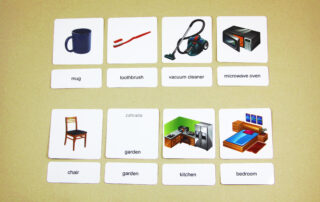 Anglická slůvka - Bydlení a domácnost - autokorekce na rubu karty