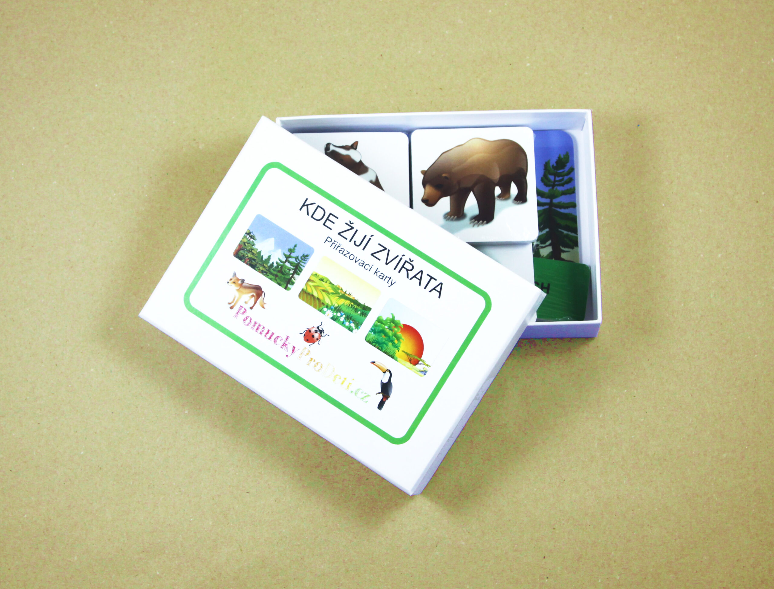 Kde žijí zvířata | 103 přiřazovacích karet