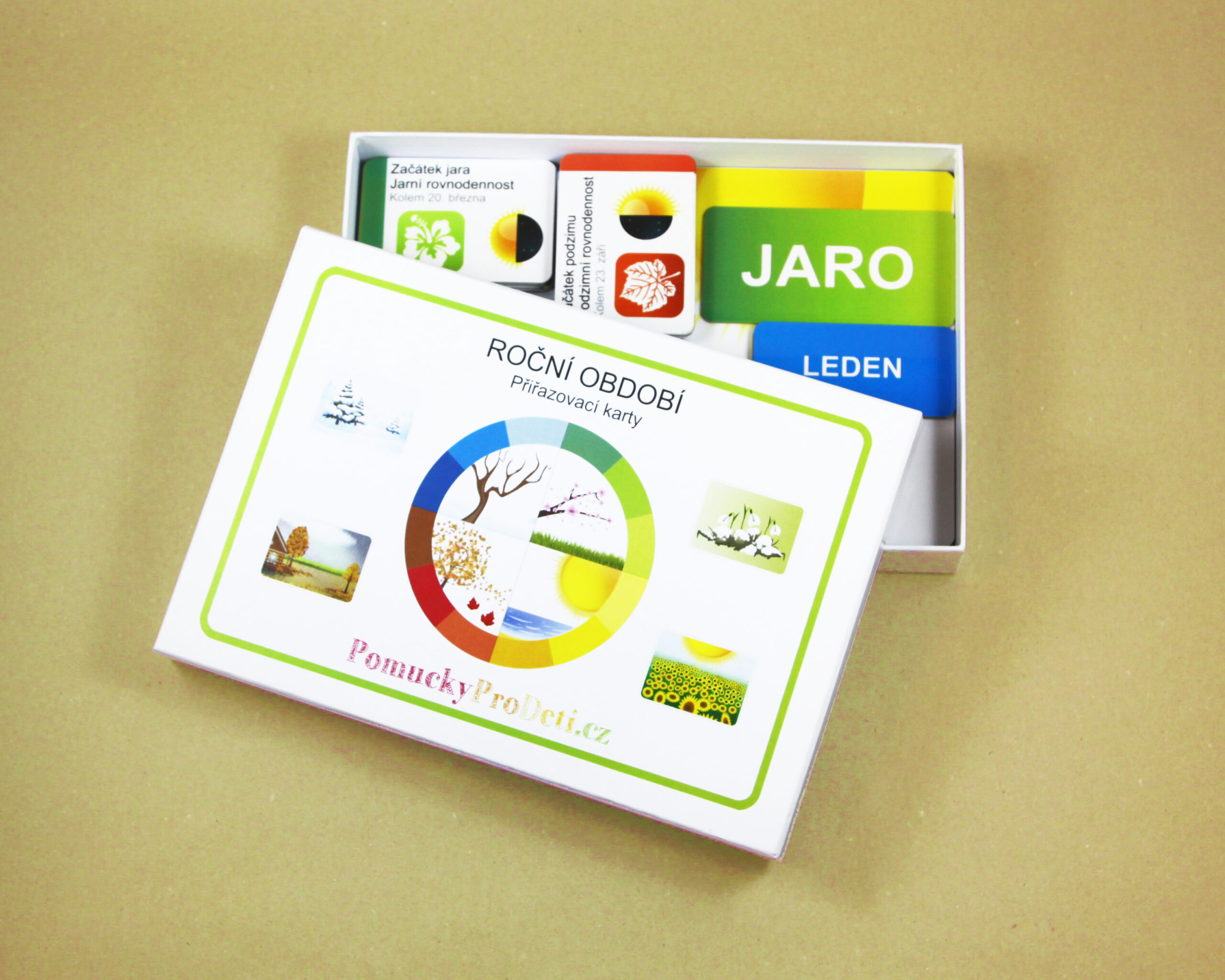 Roční období | 92 přiřazovacích karet