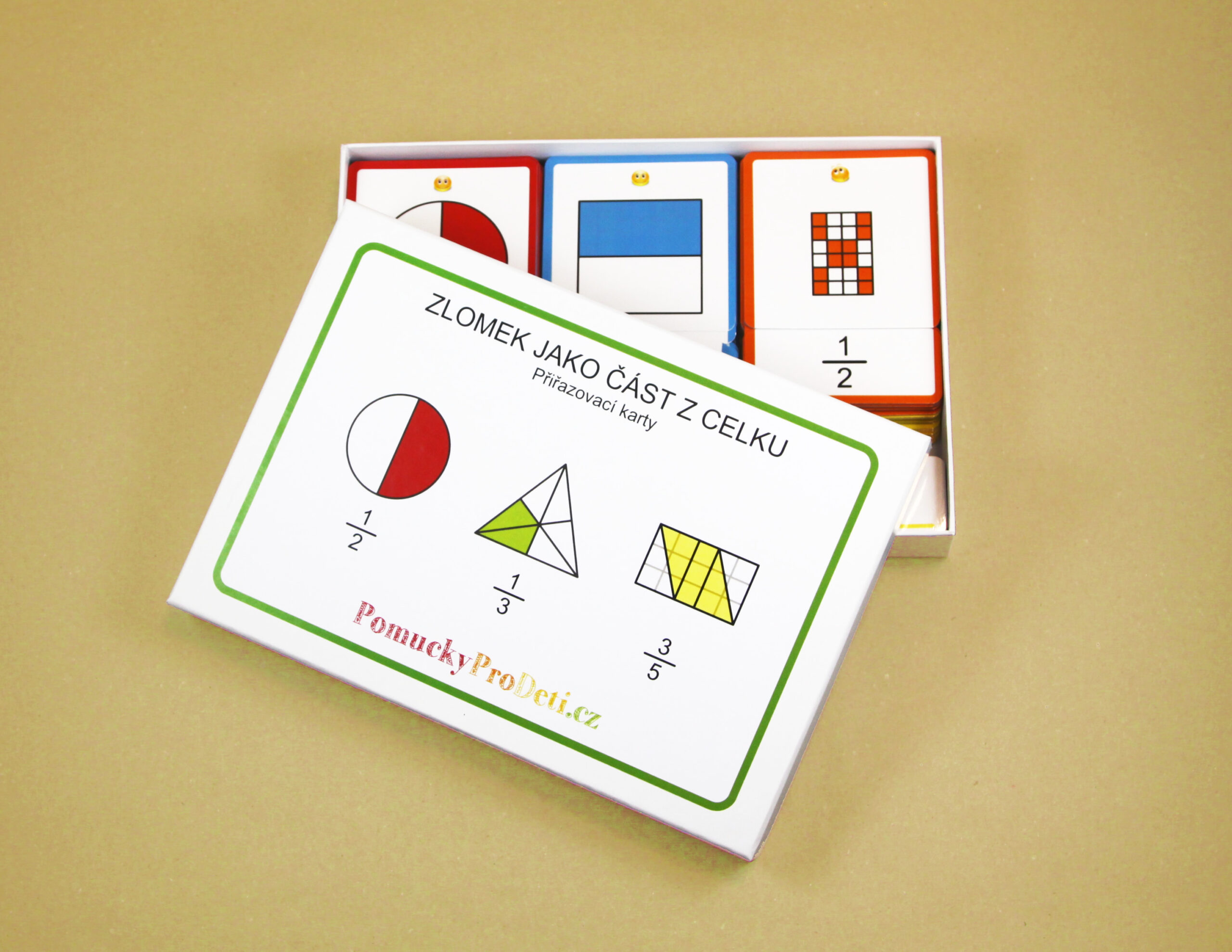 Zlomek jako část z celku | 358 přiřazovacích karet