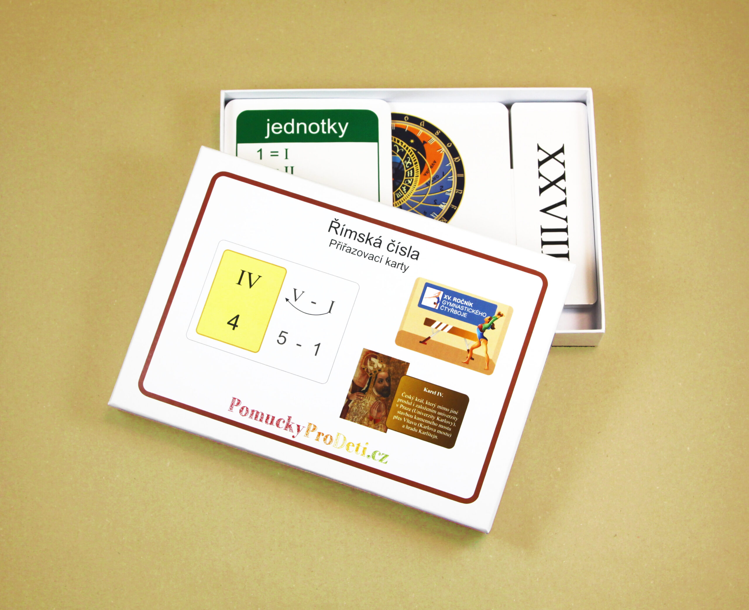 Římská čísla | 271 výukových a přiřazovacích karet
