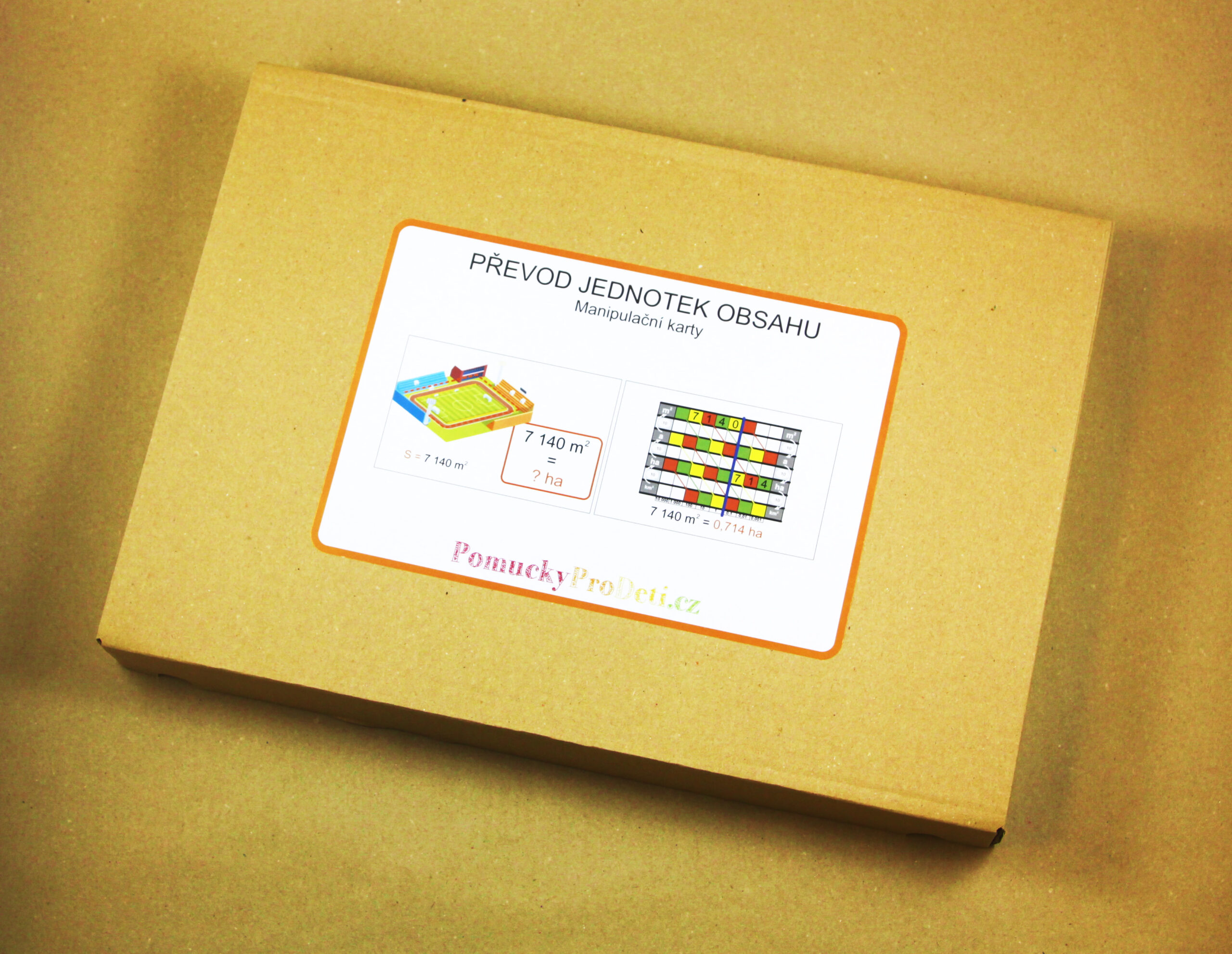 Převod jednotek obsahu | Manipulační a výukové karty | 174 karet