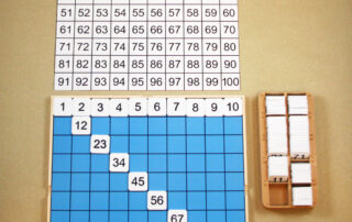 Stovková tabulka – Základní sada | Tabulka, kontrolní karta, deska, 100 číslovaných čtverců