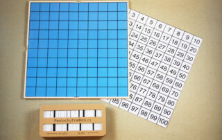 Stovková tabulka – Základní sada | Tabulka, kontrolní karta, deska, 100 číslovaných čtverců